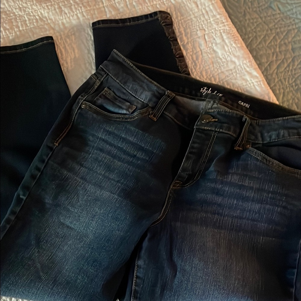Style & Co. Indigo Capri Jeans